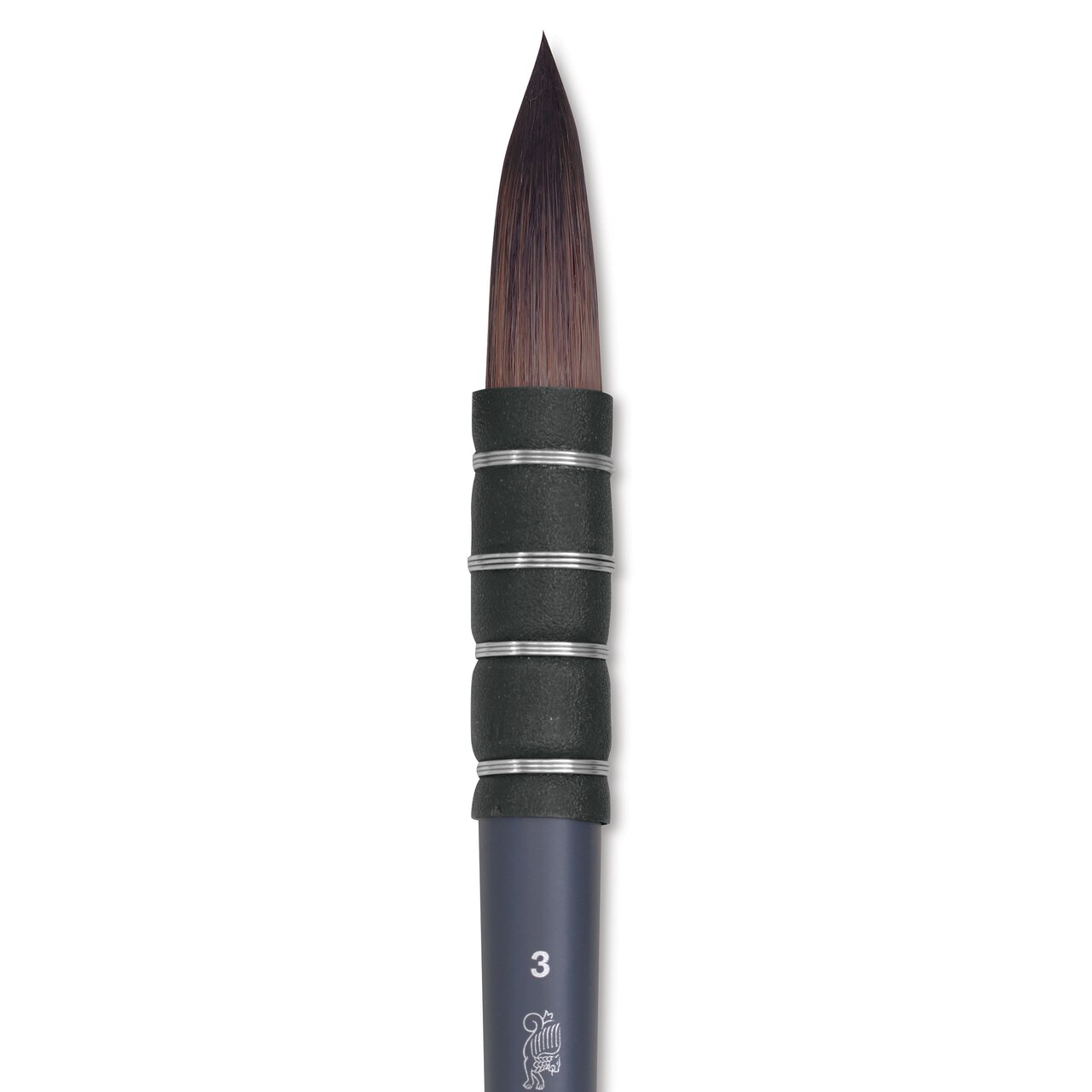 Winsor & Newton Professional Watercolor Synthetic Squirrel Brush - Quill, Short Handle, Size 3